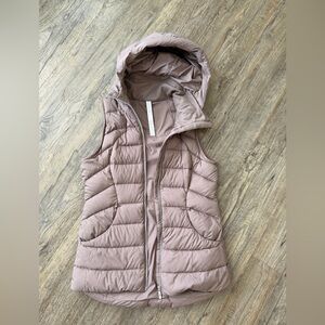 Lululemon Athletica Hooded Puffer Vest - Mauve